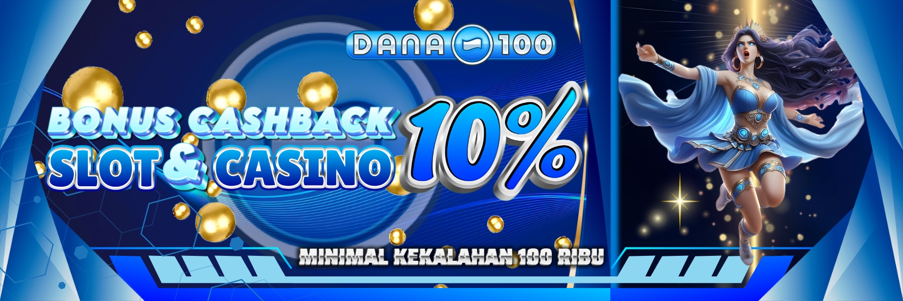 DANA100 Dengan Bonus Cashback 10%