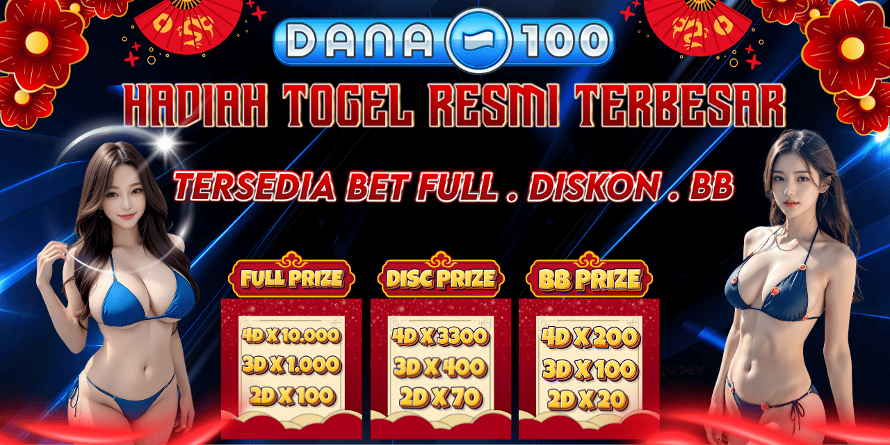 DANA100 Hadiah  Togel